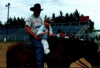 Mike and Dani, Dani is a sweet littel girl with Cerebral Palsy and a HUGE smile